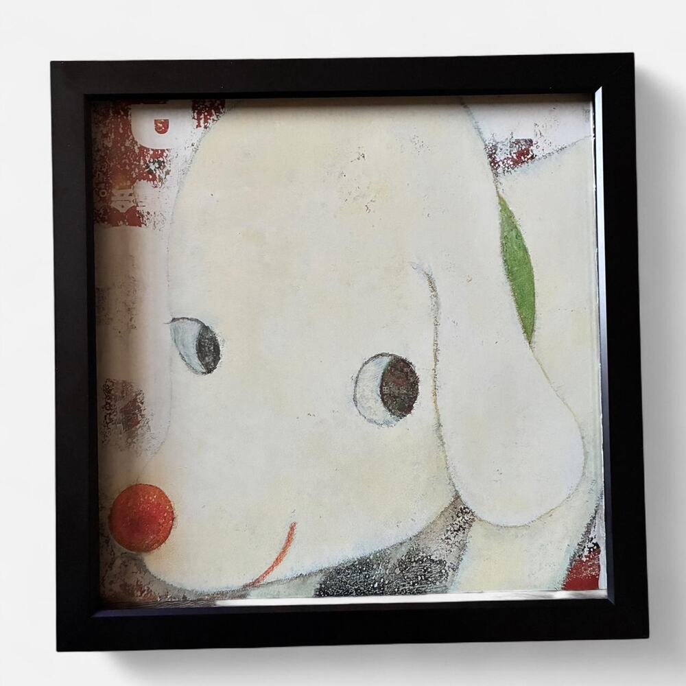 Nara Yoshimoto Nara art prints 9x9 framed contemporary Japanese artist artwork